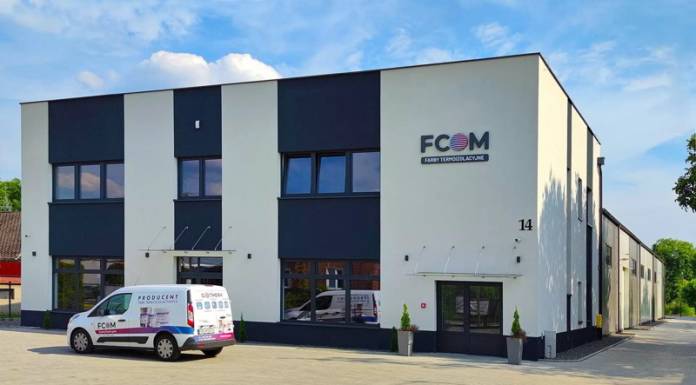 siedziba fcom polskiego producenta farb termoizolacyjnych